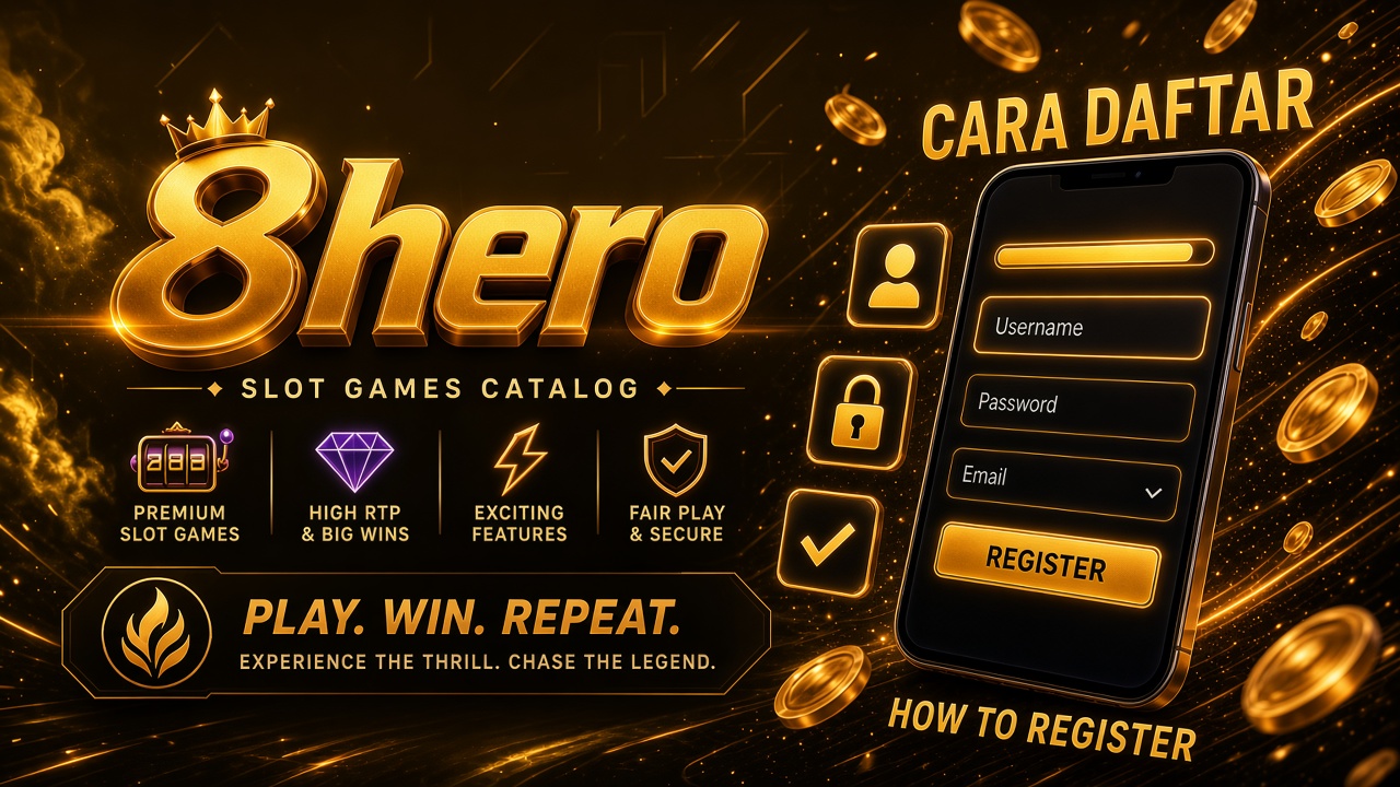 Cara Daftar 8hero - How to Register