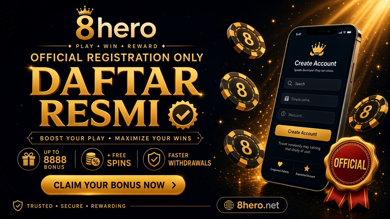 8hero Daftar Resmi - Official Registration Only