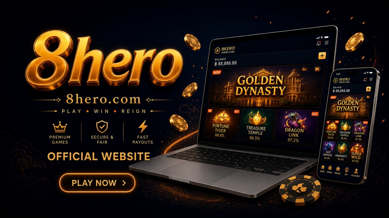 8hero Website - Official Online Gaming Site