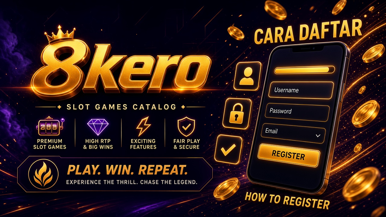 Cara Daftar 8kero - How to Register