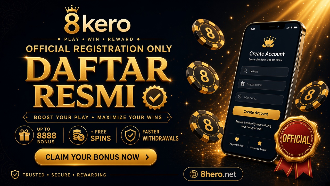 8kero Daftar Resmi - Official Registration Only